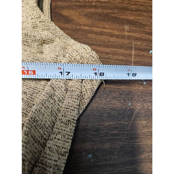 Soft Surroundings NEW TAGS Tan Kerry Cowel Neck Dress Large - Picture 11 of 12